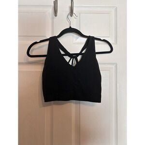 NWT Offline Aerie Medium Real Me Recharge Least Support Lined Bralette Black